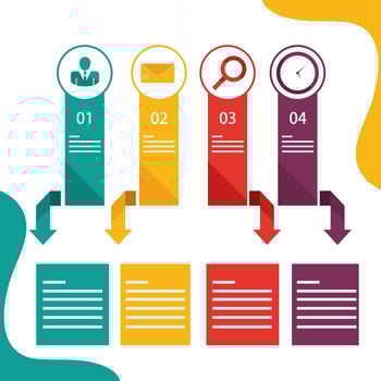 infographic business optimization vector