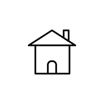 House icon with outline style vector