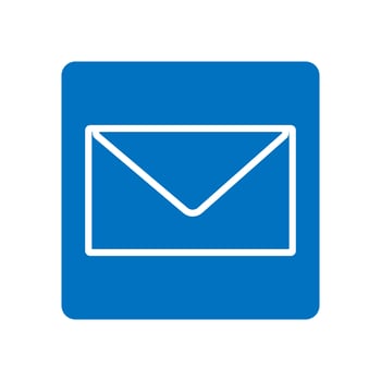 Email icon. E-mail symbol flat vector graphic illustration isolated