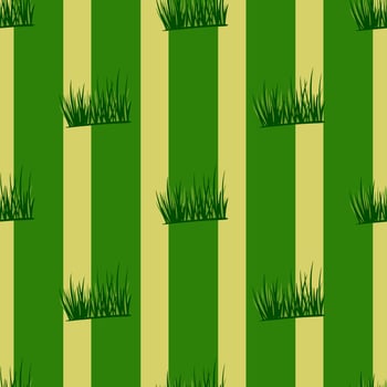 Grass seamless pattern. Background of lawn. vector