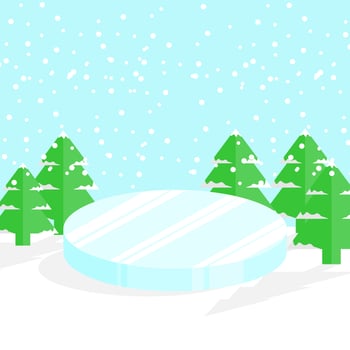 Christmas Background for product advertisements and promotions on social media. vector