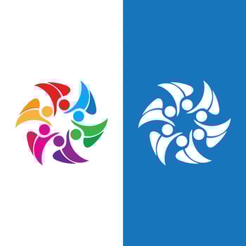 Community, network and social icon vector