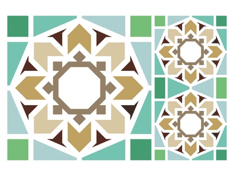 Seamless Pattern Colorful Geometric Abstract Shape Free Vector
