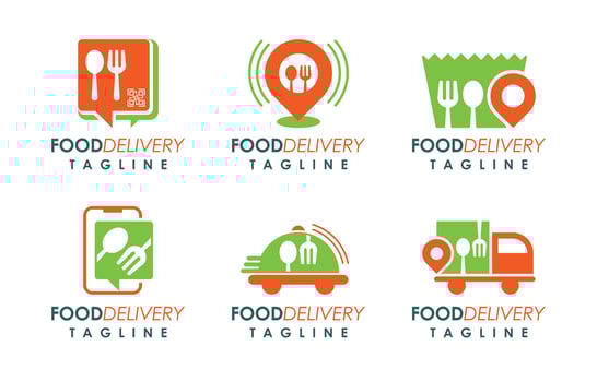 Delivering Food Through Contactless Means vector