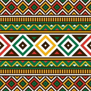 African Color Seamless Pattern vector