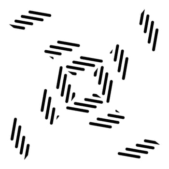 Abstract vector design in black color. Perfect for corporate, background, t-shirt, and so on.