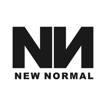 illustration vector graphic of text new normal in the presence of coronavirus fit for banner slogan and other