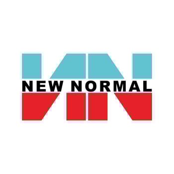 illustration vector graphic of text new normal in the presence of coronavirus fit for banner slogan and other