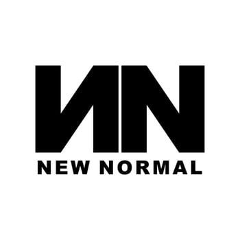 illustration vector graphic of text new normal in the presence of coronavirus fit for banner slogan and other