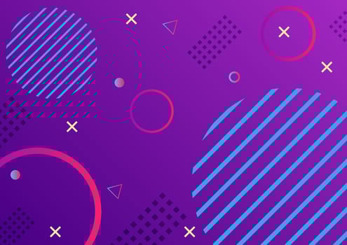geomatric creative background design with modern and bright color vector