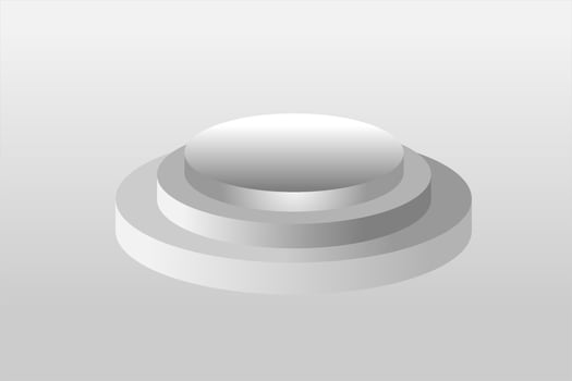 single podium Red podium, Pedestal, Podium, Stand isolated vector