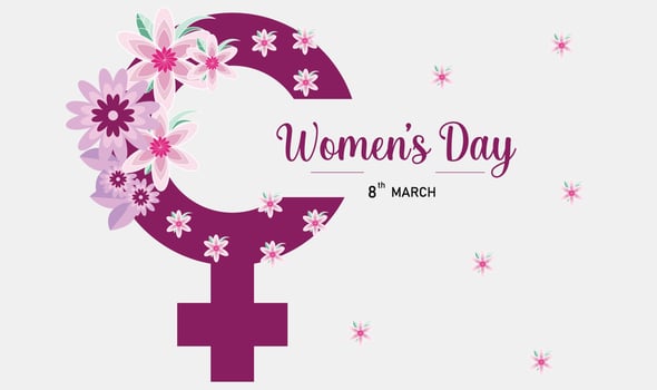 8th March International Happy Womens Day vector
