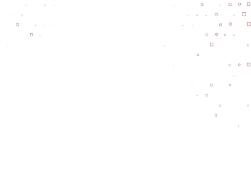 Light Red vector backdrop with dots, spots, cubes.