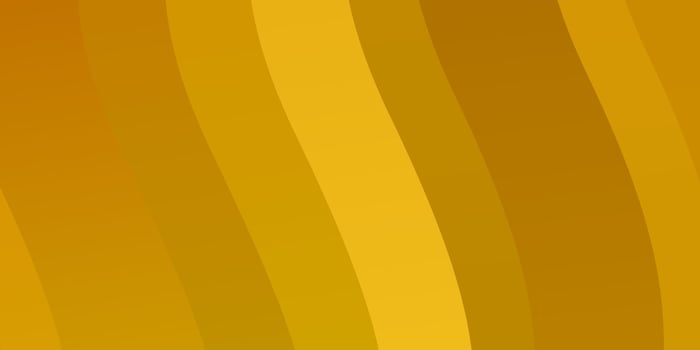 Light Orange vector pattern with curves.