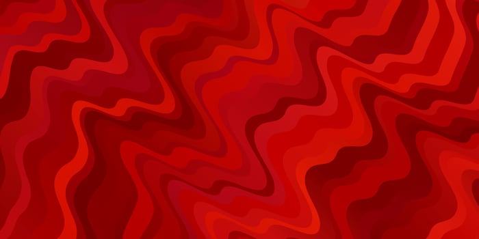 Light Red vector backdrop with bent lines.
