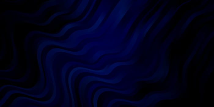Dark BLUE vector texture with wry lines.