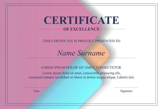 Creative Certificate of Appreciation Award Template vector