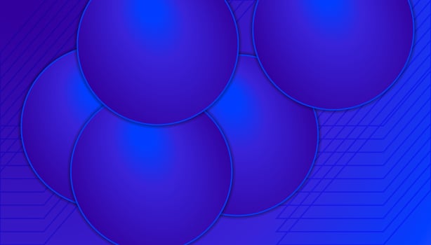 gradient color blue circle abstract background vector