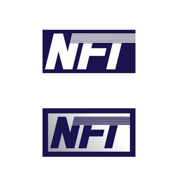 NFT letter and font technology  line icon set Crypto Icon or Logo Business Symbol vector illustration