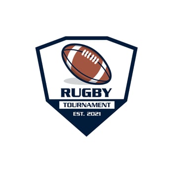 rugby logo , sport logo vector