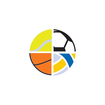 ball logo , sport logo vector