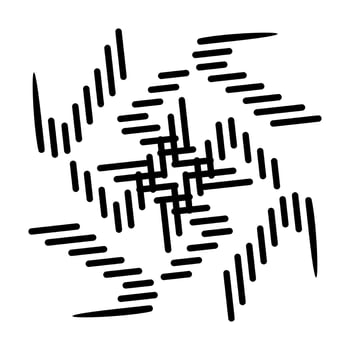 Abstract vector design in black color. Perfect for corporate, background, t-shirt, and so on.