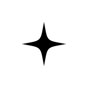 Stars, Night Solid Icon Vector Illustration Logo Template. Suitable For Many Purposes.