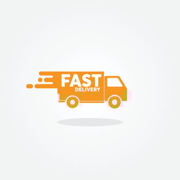 fast delivery icon. Fast Delivery Logo. vector