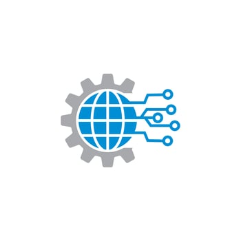 World Digital vector , Technology Logo
