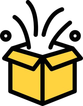 box Vector illustration on a background. Premium quality symbols. Vector icons for concept or graphic design.