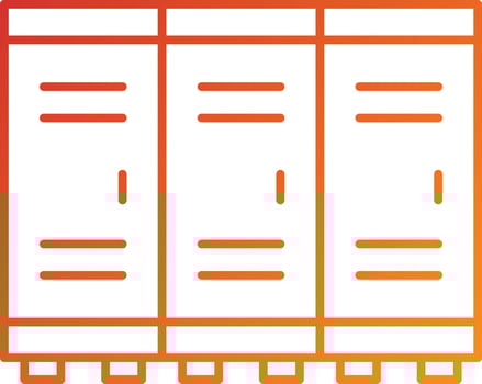 Lockers Icon Style vector