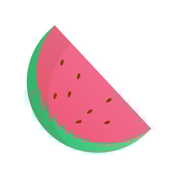 Fresh Watermelon Illustration vector