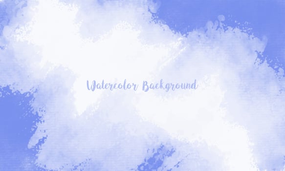 Abstract blue watercolor splash background vector