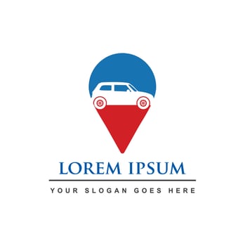 RENT CAR LOGO , PIN CAR LOGO vector
