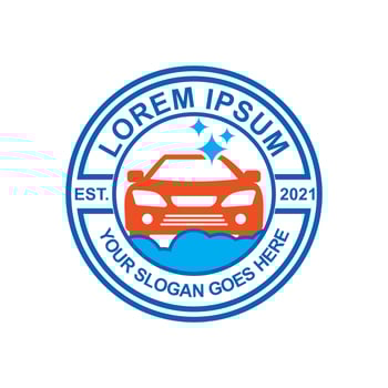 car wash logo , automobile logo vector