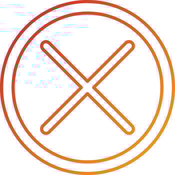 Close Icon Style vector