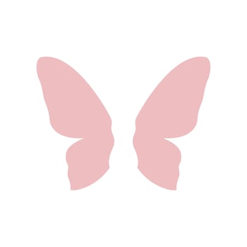 simple shape wings butterfly minimalist logo design, vector graphic symbol icon illustration creative idea