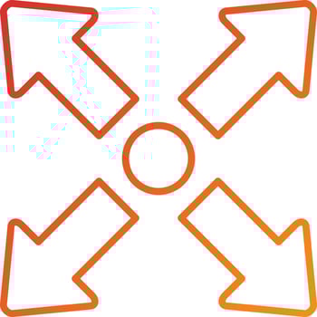 Maximize Icon Style vector