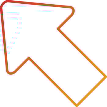 Up Left Icon Style vector
