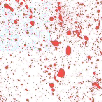 Grunge Red Ink Splatter Texture Blotches vector