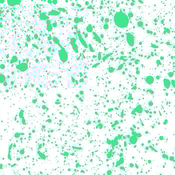 Grunge Turquoise Ink Splatter Texture Blotches vector