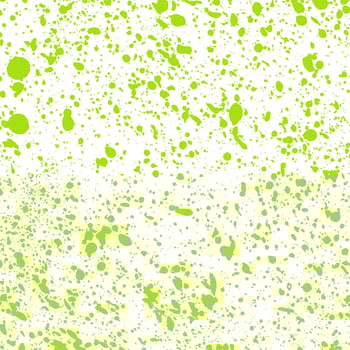 Grunge Green Ink Splatter Texture Blotches vector