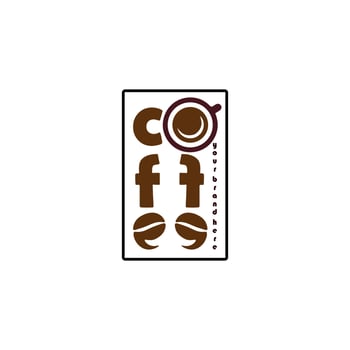 coffee cafe logo design illustration vector graphic premium espresso cappuccino monoline simple art line