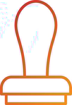Stamp Icon Style vector