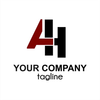 AH, AHI initials letter company logo and icon vector