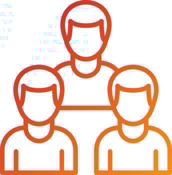 Team Icon Style vector