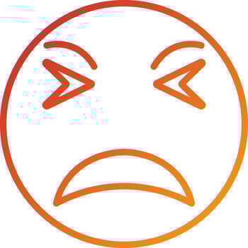 Yelling Icon Style vector