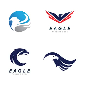 Eagle Logo Vector, Creative eagle icon Template illustration vector