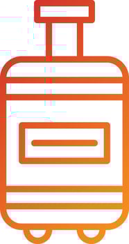 Luggage Icon Style vector