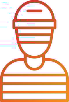 Thief Icon Style vector